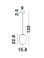 Pendul Nova Luce LATO 9624076