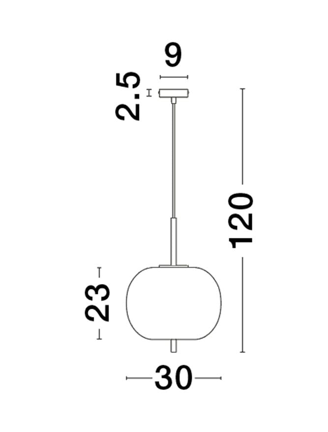 Pendul Nova Luce LATO 9624079