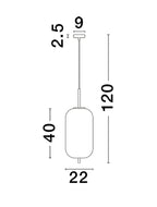 Pendul Nova Luce LATO 9624080