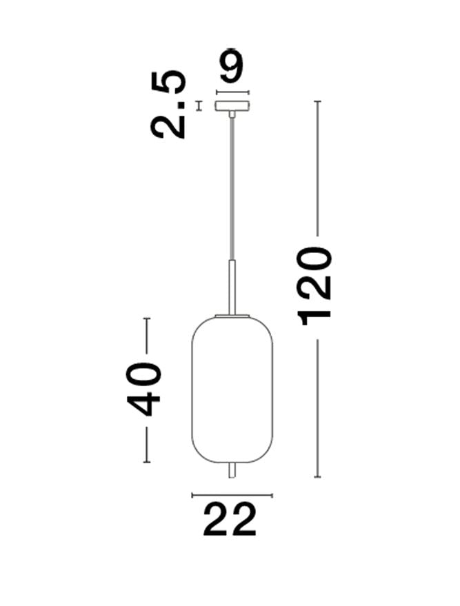 Pendul Nova Luce LATO 9624080
