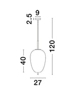 Pendul Nova Luce LATO 9624081