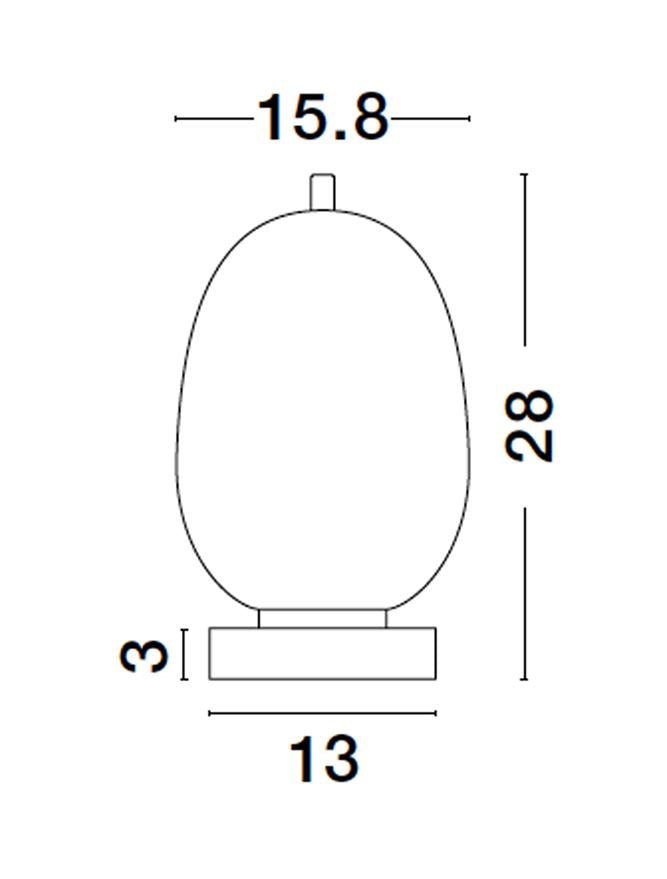 Veioza Nova Luce LATO 9624088