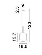 Pendul Nova Luce LATO 9624097
