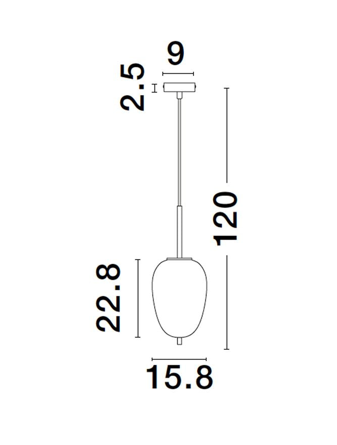 Pendul Nova Luce LATO 9624098