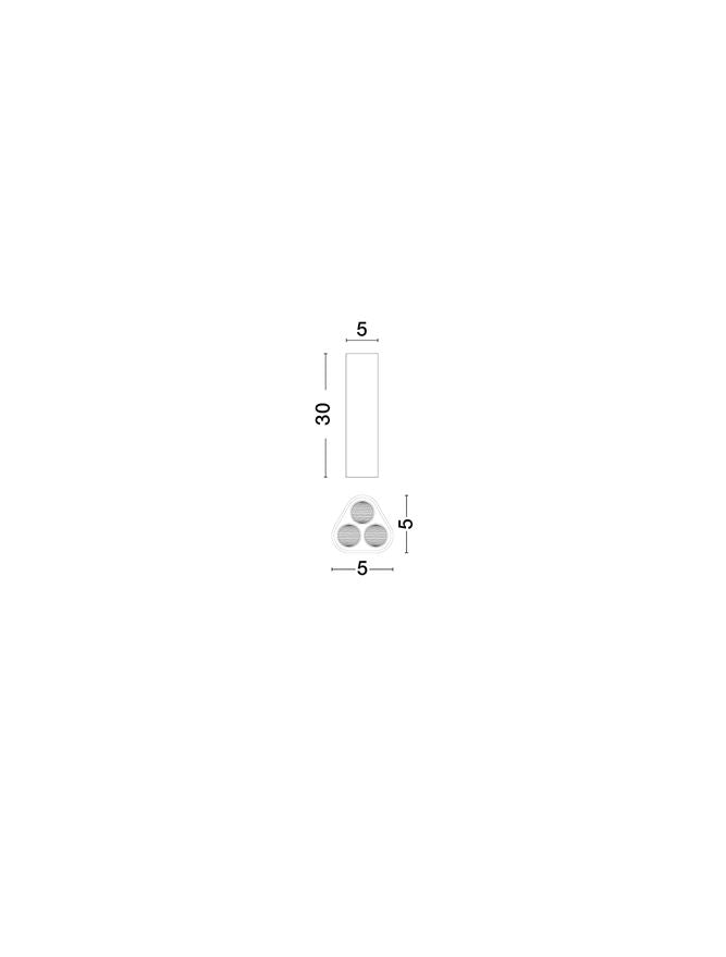 Spot aplicat fix Nova Luce ETHO 9695105