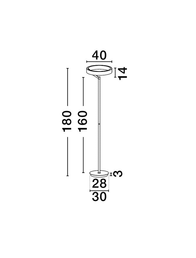 Lampadar Nova Luce ADALIZ 9695128