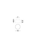 Spot aplicat fix Nova Luce OZEN 9695170