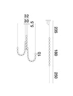 Candelabru Nova Luce BRILLANTE 9695201