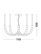 Candelabru Nova Luce PERLA 9695203