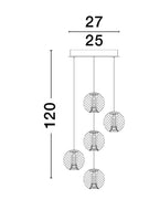 Candelabru Nova Luce BRILLANTE 9695209