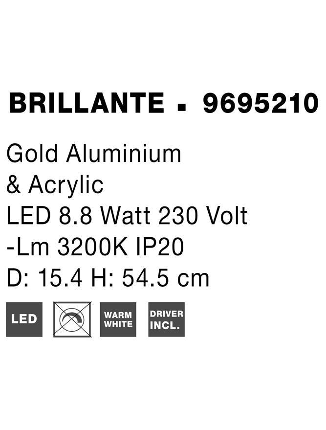 Veioza Nova Luce BRILLE 9695210