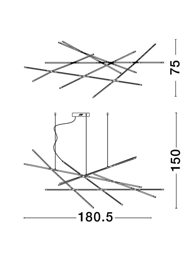 Candelabru Nova Luce RACCIO 9695216