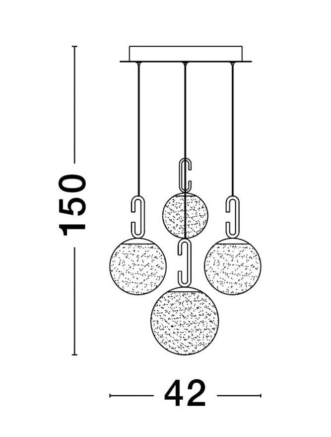 Candelabru Nova Luce HOOK 9695222