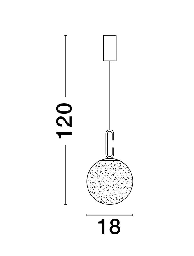 Pendul Nova Luce HOOK 9695224