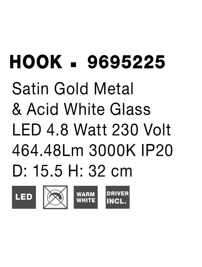 Veioza Nova Luce HOOK 9695225