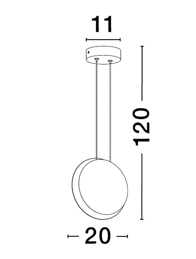 Pendul Nova Luce SHELL 9695248