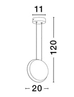 Pendul Nova Luce SHELL 9695248