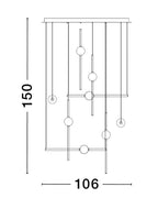 Candelabru Nova Luce ACROBAT 9695259