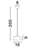 Pendul Nova Luce KEROS 9695278