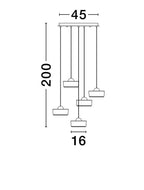 Candelabru Nova Luce KEROS 9695280