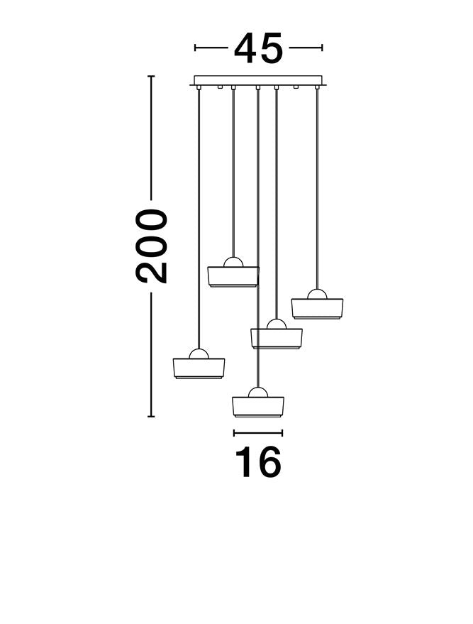 Candelabru Nova Luce KEROS 9695280