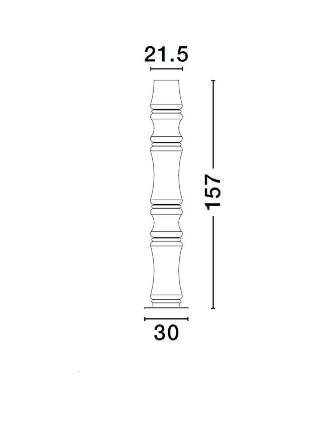Lampadar Nova Luce ANAPNOE 9695283