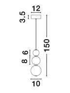 Pendul Nova Luce PERLA 9695301