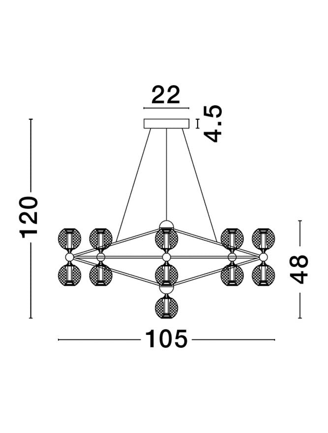 Candelabru Nova Luce BELINDA 9695500