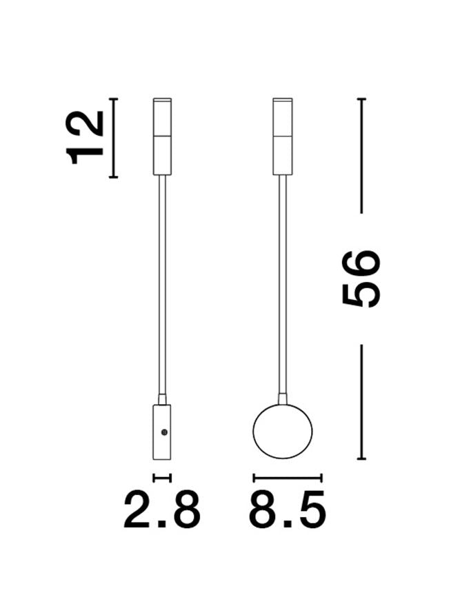 Aplica Nova Luce SONICA 9701621