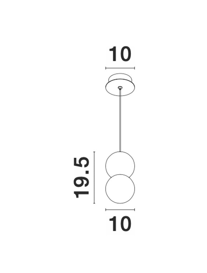 Pendul Nova Luce ZERO 9704191
