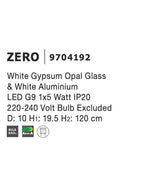 Pendul Nova Luce ZERO 9704192