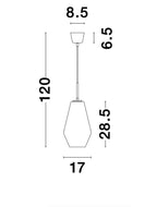 Pendul Nova Luce VEIRO 9724101