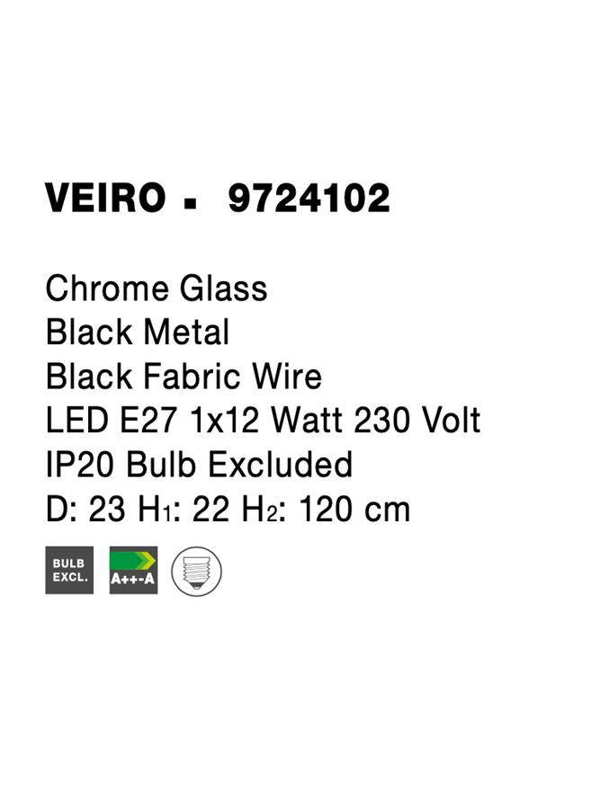 Pendul Nova Luce VEIRO 9724102
