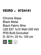 Pendul Nova Luce VEIRO 9724141
