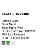 Pendul Nova Luce SAVAZ 9726482