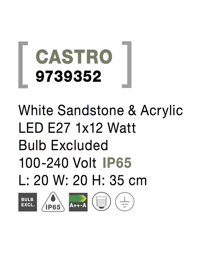 Stalp Nova Luce CASTRO 9739352