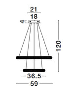 Lustra Nova Luce MEDORA 9748156