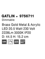 Lustra Nova Luce GATLIN 9756711
