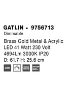 Lustra Nova Luce GATLIN 9756713