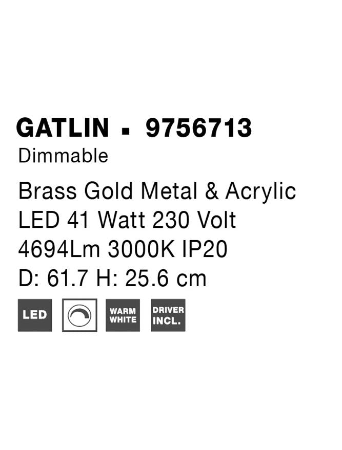 Lustra Nova Luce GATLIN 9756713