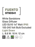 Aplica exterior Nova Luce FUENTO 9790541