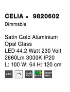 Lustra Nova Luce CELIA 9820602