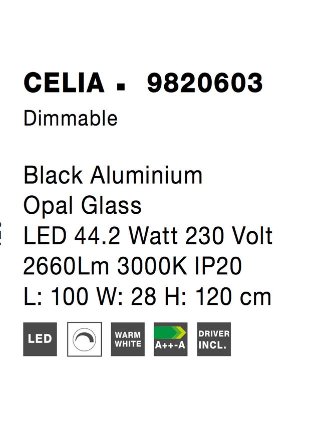 Lustra Nova Luce CELIA 9820603