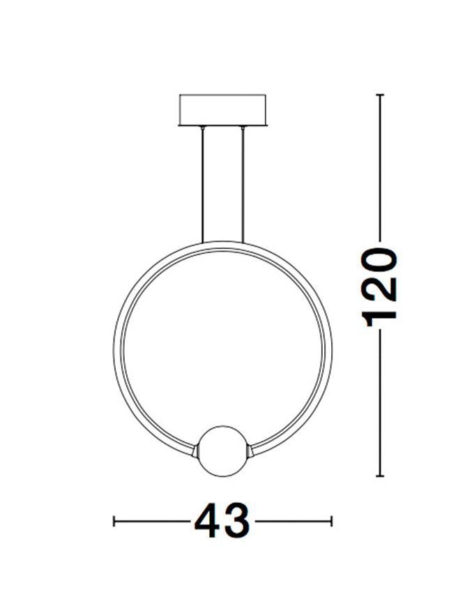 Pendul Nova Luce CELIA 9820605