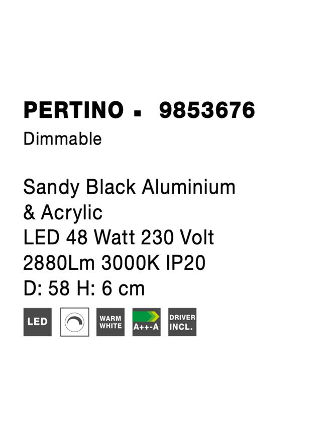 Plafoniera Nova Luce PERTINO 9853676
