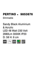 Plafoniera Nova Luce PERTINO 9853676