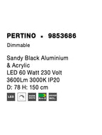 Lustra Nova Luce PERTINO 9853686