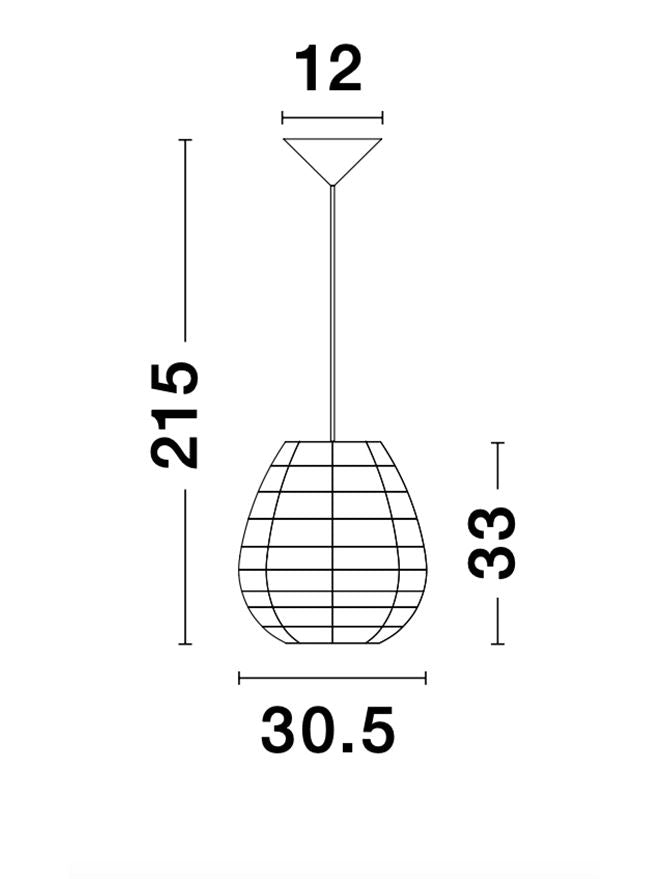 Pendul Nova Luce GRIFFIN 9858713