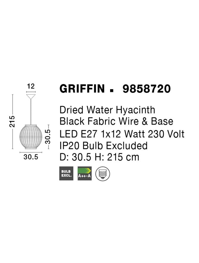 Pendul Nova Luce GRIFFIN 9858720