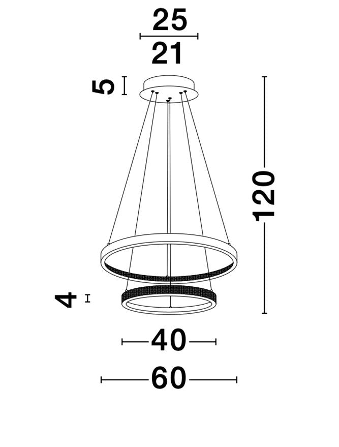 Lustra Nova Luce PRESTON 9862852